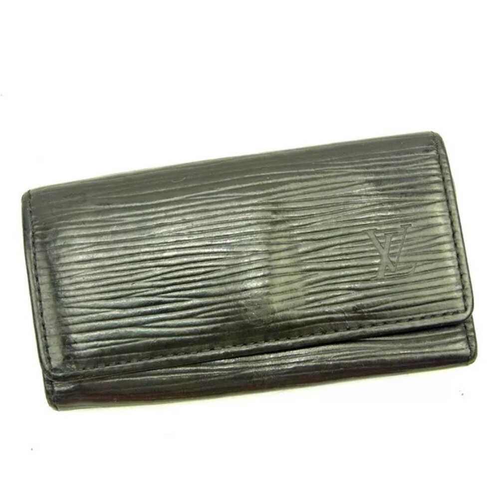 Louis Vuitton Key holder Key case Epi Black Woman Authentic Used Y3536